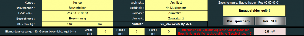 Angebotsdaten